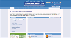 Desktop Screenshot of oldfootballshirts.com